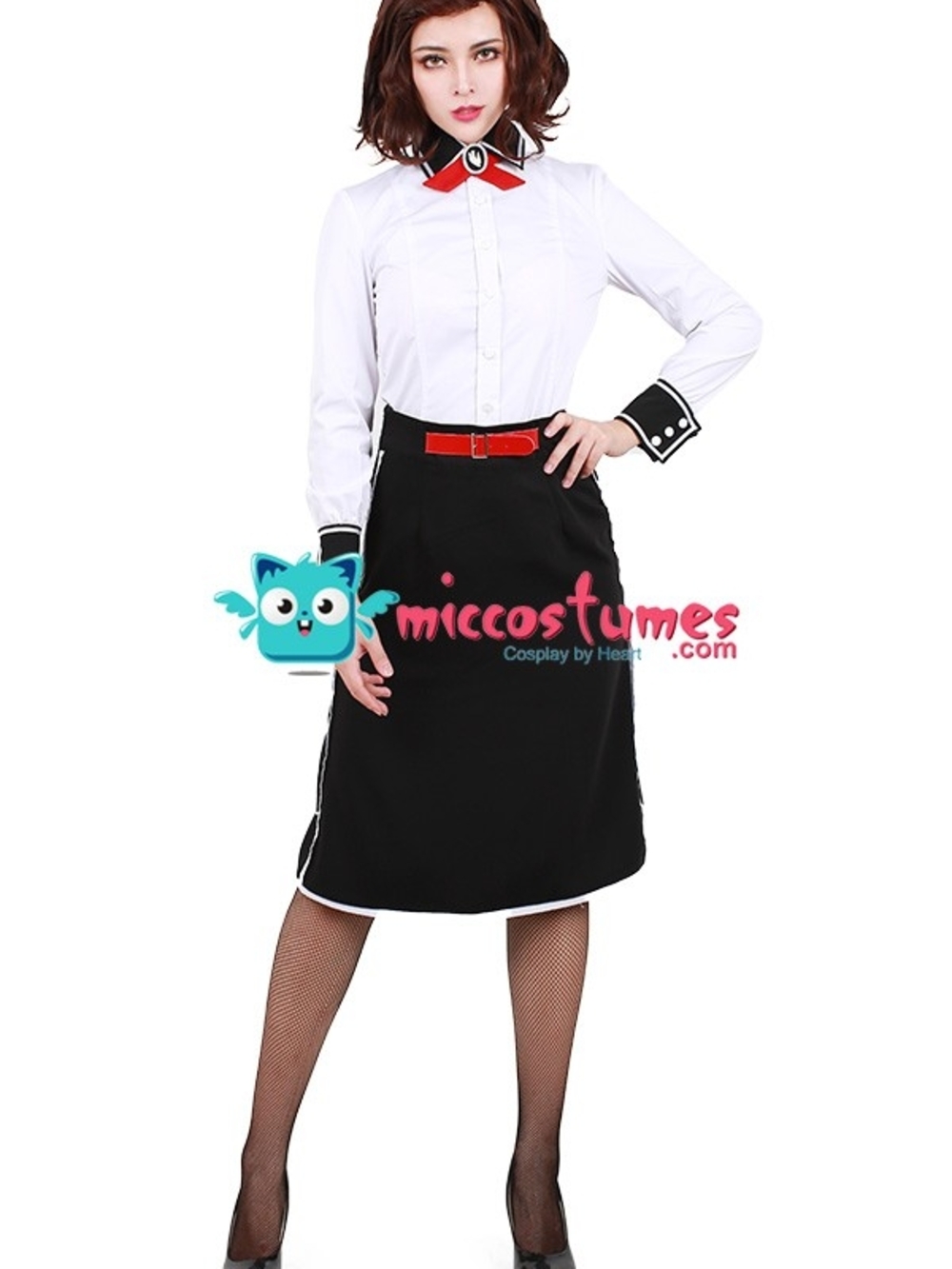 Miccostumes Bioshock Infinite Burial At Sea Elizabeth Cosplay Shirt Skirt Set